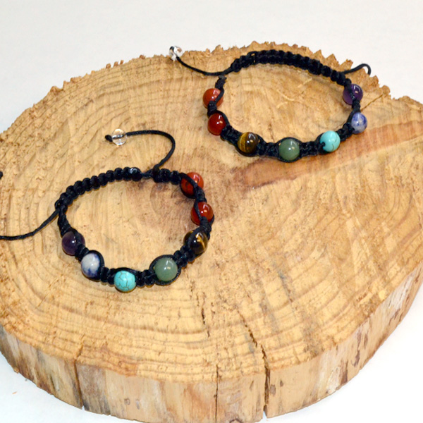 pulsera 7 chakras cordÓn