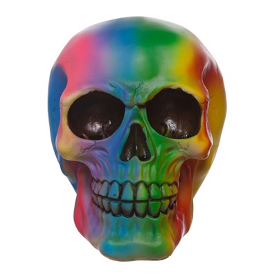 figura calavera arcoiris