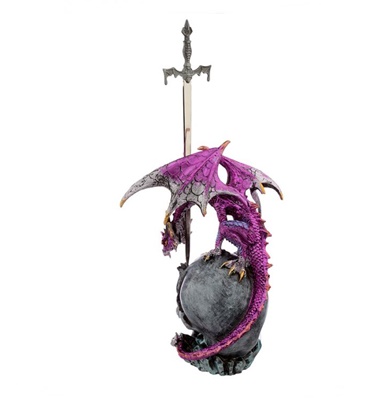 dragÓn con calavera y espada leyenda oscura