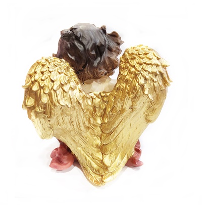 figura angelito rojo