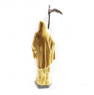 figura santa muerte dorado
