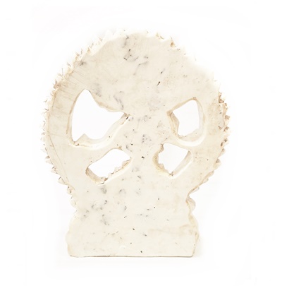 figura shiva del seÑor de la danza blanco