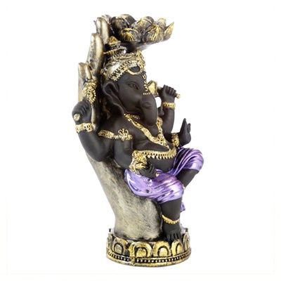 portavelas tÉ ganesh morado
