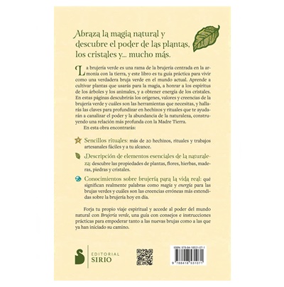 brujerÍa verde: descubre la magia de las plantas, hierbas, cristales y mÁs